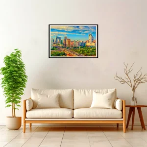 Beijing | Skyline — Impressionist Dream framed fine art interior preview