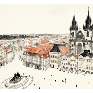 Prague | Tyn Cathedral — Japanese Tradition fine art print