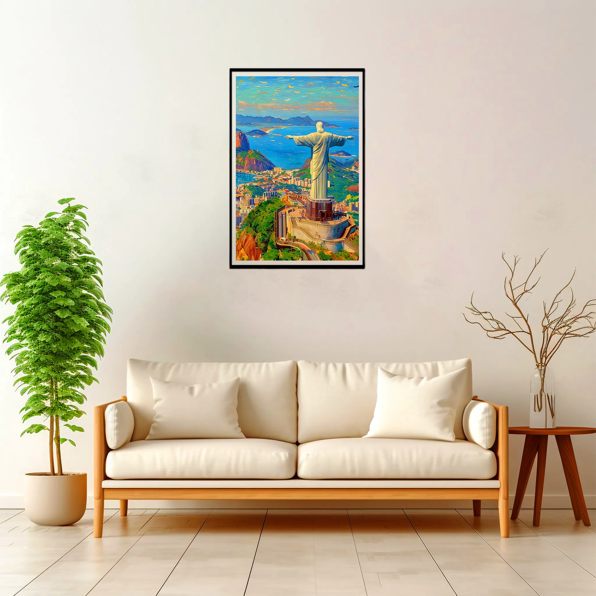 Rio De Janeiro | Christ the Redeemer — Impressionist Dream framed fine art interior preview
