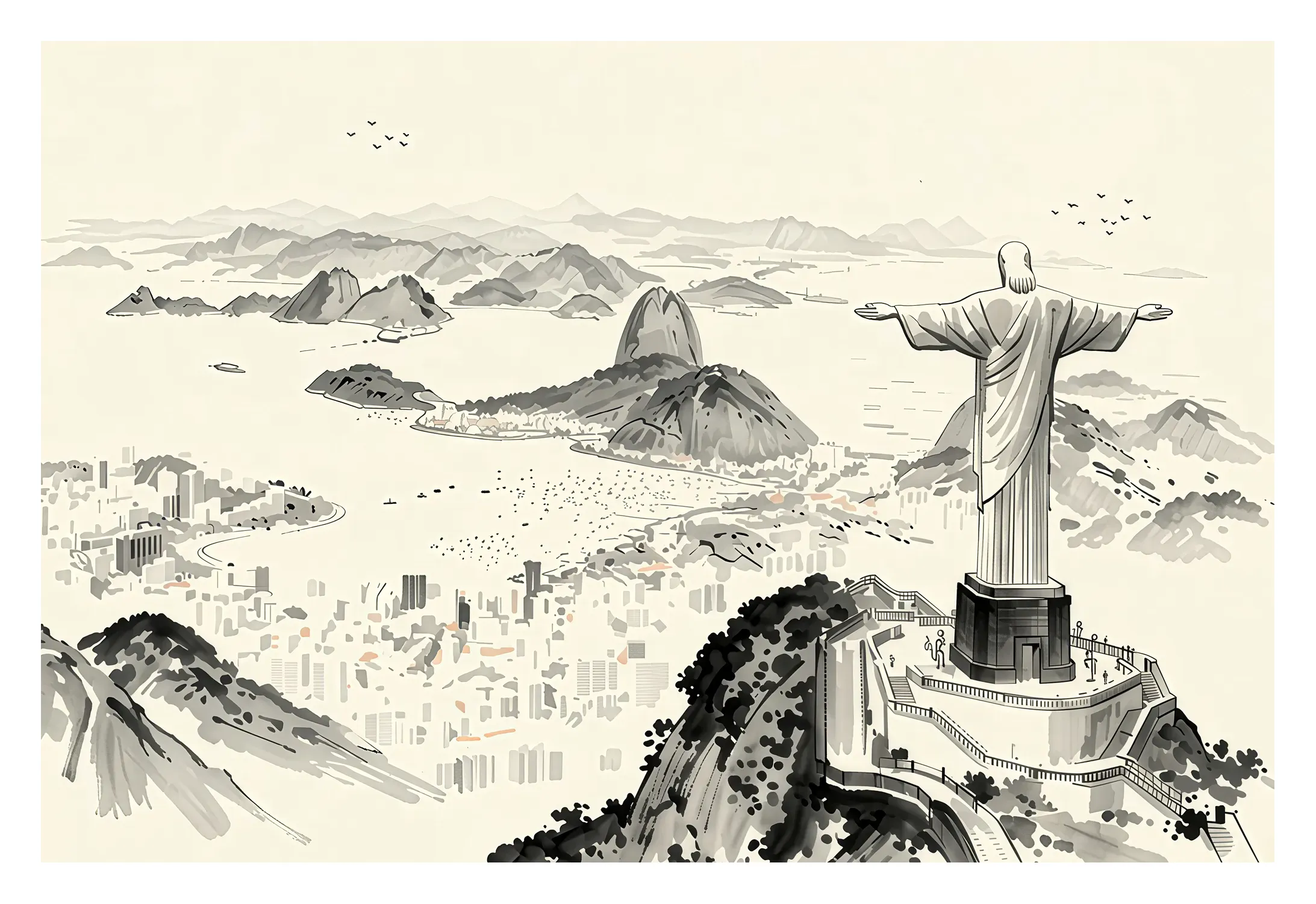 Rio De Janeiro | Christ the Redeemer — Japanese Tradition fine art print