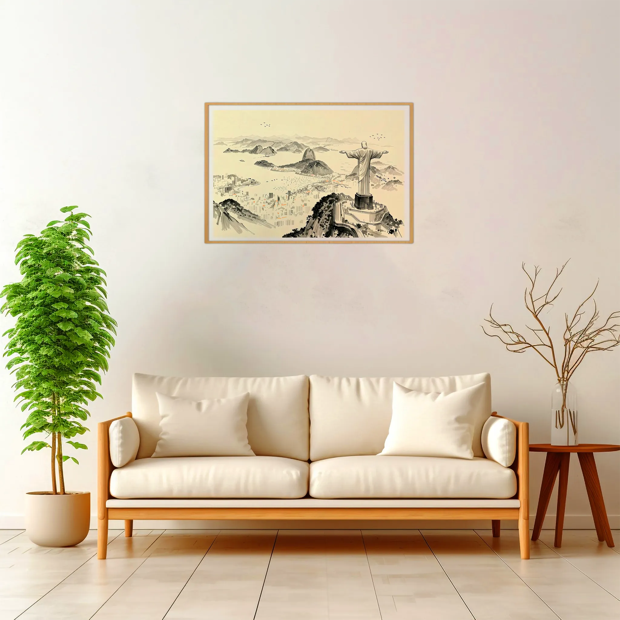 Rio De Janeiro | Christ the Redeemer — Japanese Tradition framed fine art interior preview