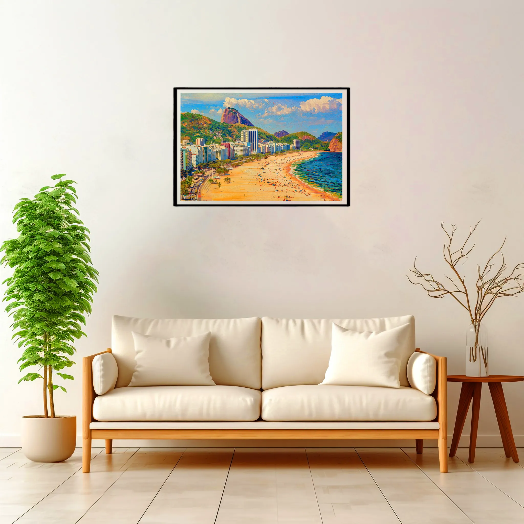 Rio De Janeiro | Beach — Impressionist Dream framed fine art interior preview