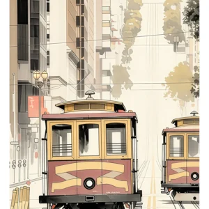 San Francisco | Cable Car — Japanese Tradition fine art print