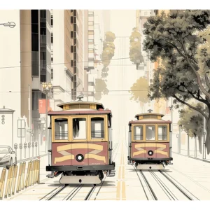 San Francisco | Cable Car — Japanese Tradition fine art print