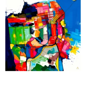 San Francisco | Map — Aura Abstract fine art print
