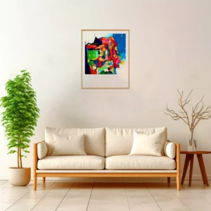 San Francisco | Map — Aura Abstract framed fine art interior preview