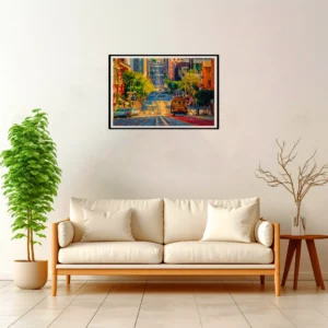 San Francisco | Street — Impressionist Dream framed fine art interior preview