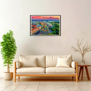 Saint Petersburg | Cathedral — Impressionist Dream framed fine art interior preview
