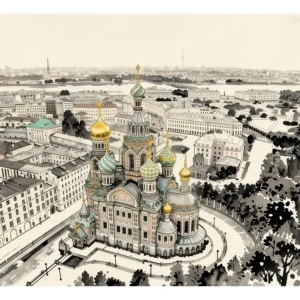 Saint Petersburg | Cathedral — Japanese Tradition fine art print