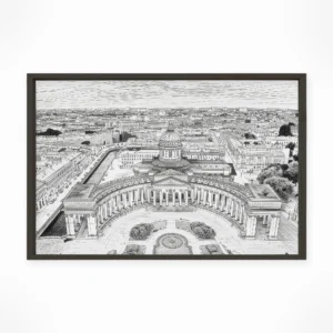 Saint Petersburg | Cathedral — Urban Sketch framed fine art interior preview