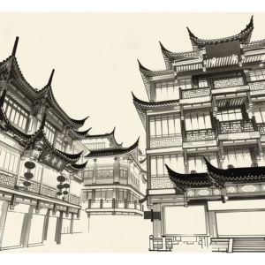 Shanghai | Yu Garden — Japanese Tradition fine art print