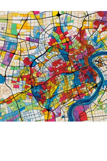 Shanghai | Huangpu River — Aura Abstract fine art print