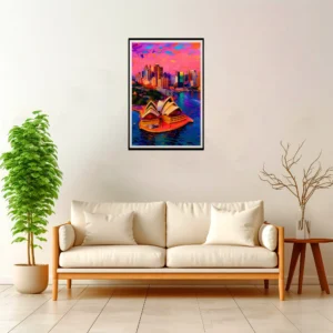 Sydney | Panorama — Impressionist Dream framed fine art interior preview