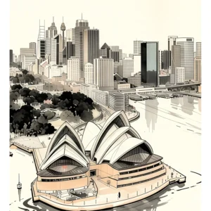 Sydney | Panorama — Japanese Tradition fine art print
