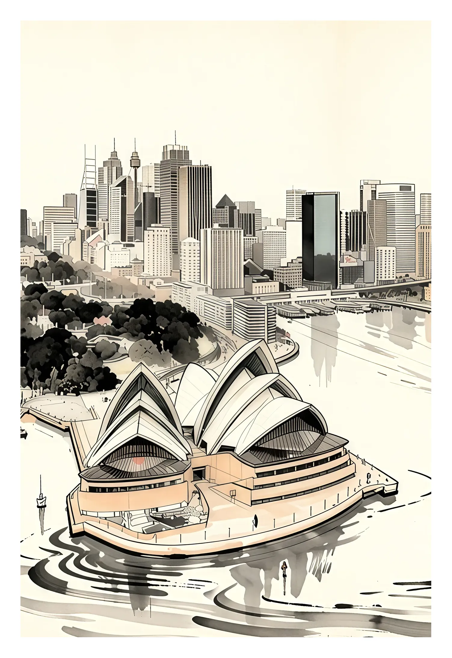 Sydney | Panorama — Japanese Tradition fine art print