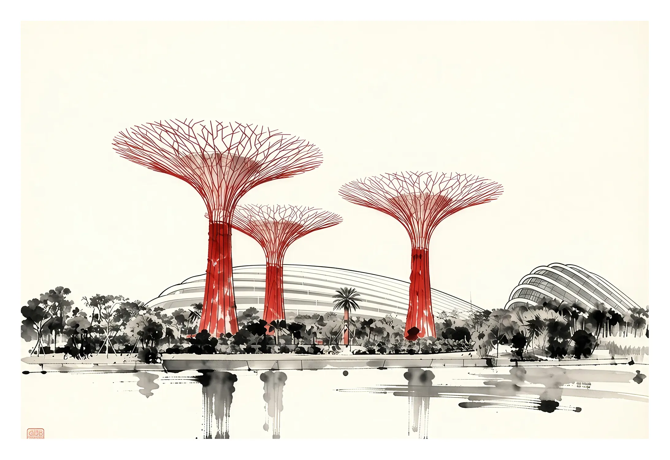 Singapore | Gardens By The Bay — Japanese Tradition fine art print
