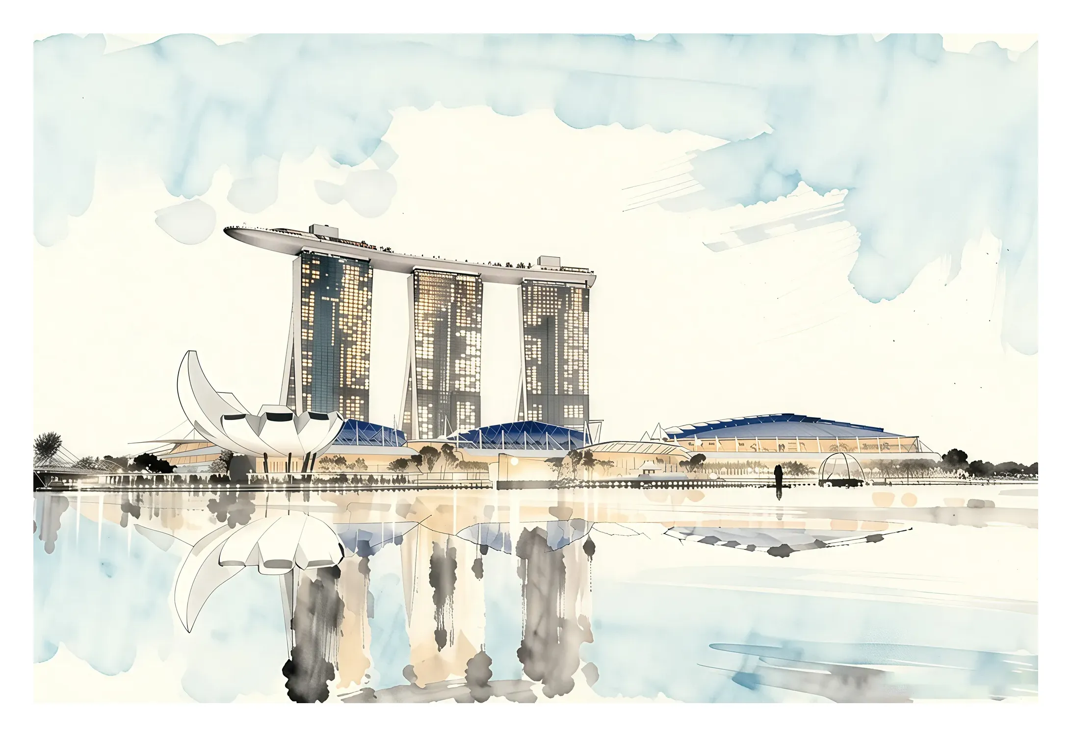 Singapore | Marina Bay Sands — Japanese Tradition fine art print