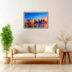 Singapore | ArtScience Museum — Impressionist Dream framed fine art interior preview
