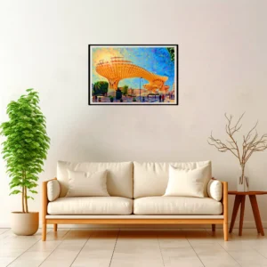 Seville | Metropol Parasol — Impressionist Dream framed fine art interior preview