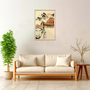 Seville | Plaza de Espana — Japanese Tradition framed fine art interior preview