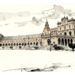 Seville | Plaza de Espana — Japanese Tradition fine art print