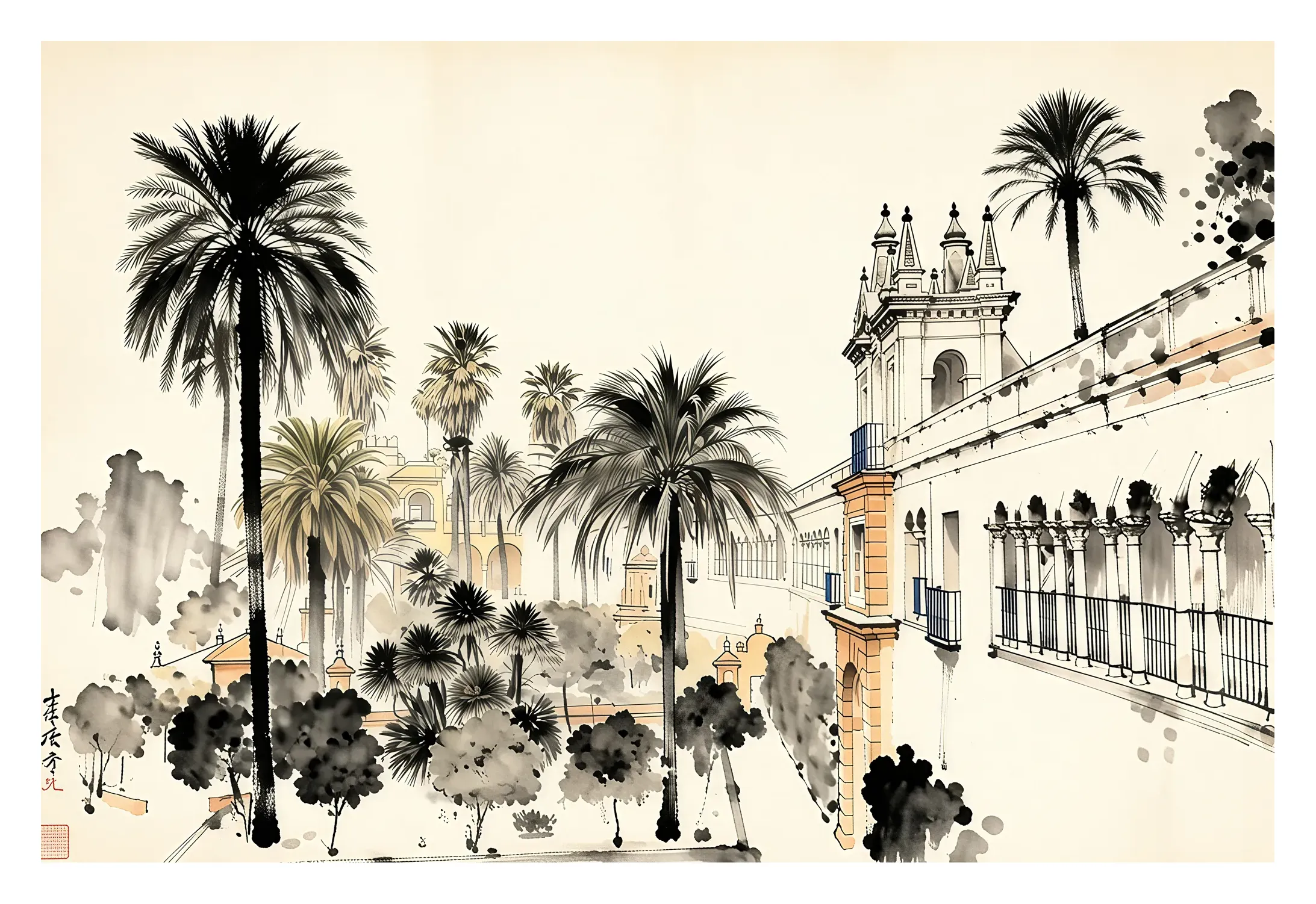 Seville | Royal Alcazar — Japanese Tradition fine art print
