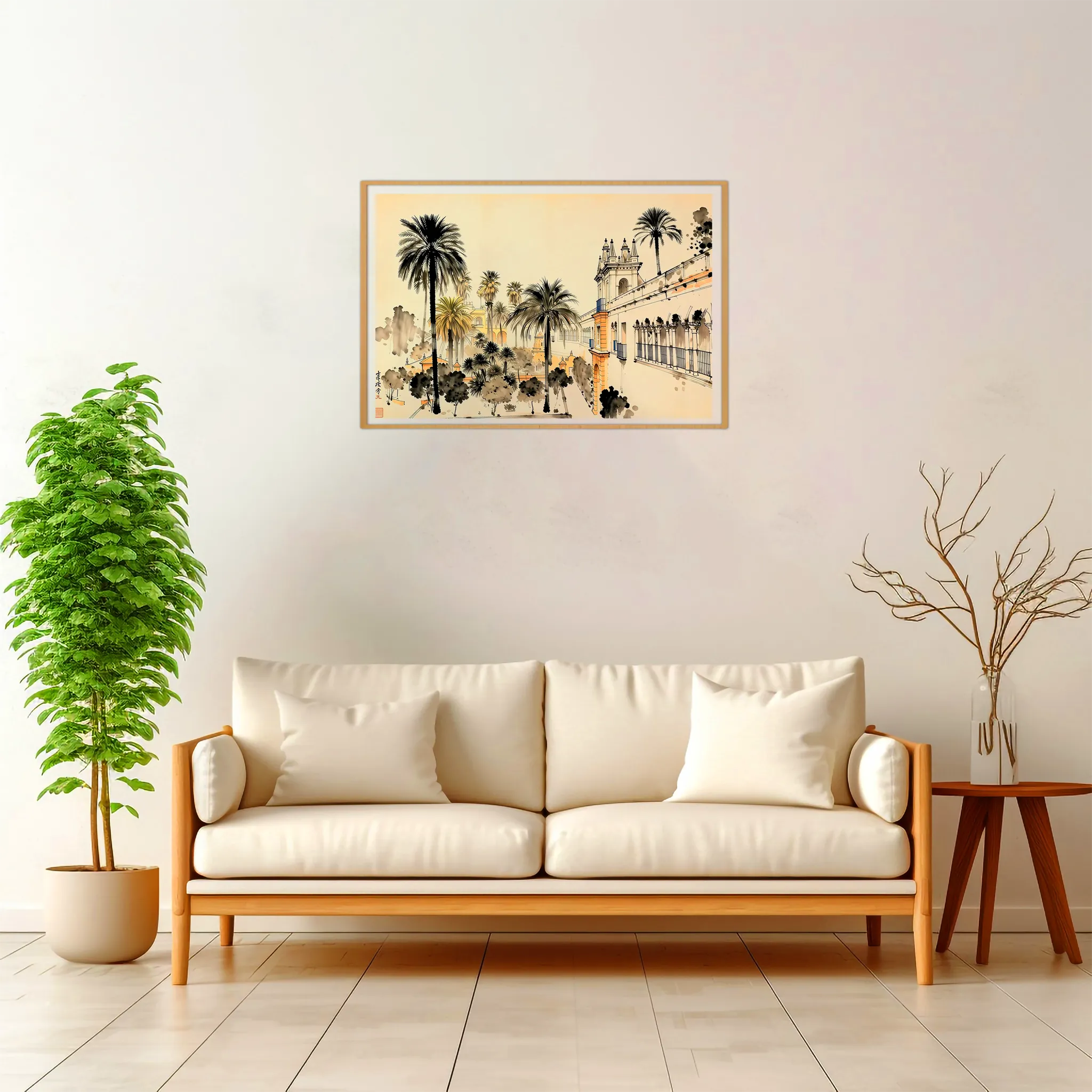 Seville | Royal Alcazar — Japanese Tradition framed fine art interior preview
