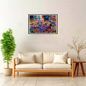 Tokyo | Shibuya — Impressionist Dream framed fine art interior preview