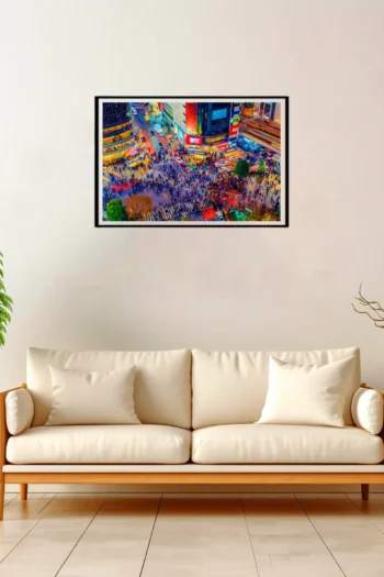 Tokyo | Senso-ji Temple — Impressionist Dream framed fine art interior preview