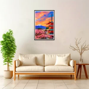 Tokyo | Panorama — Impressionist Dream framed fine art interior preview