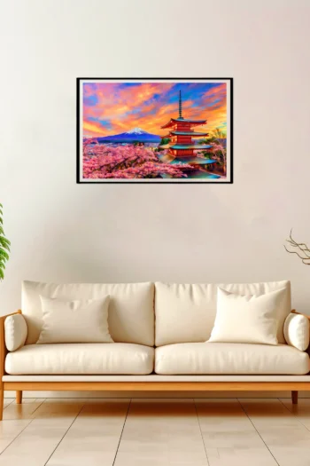 Tokyo | Senso-ji Temple — Impressionist Dream framed fine art interior preview