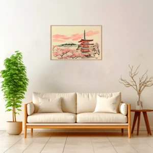 Tokyo | Fuji — Japanese Tradition framed fine art interior preview