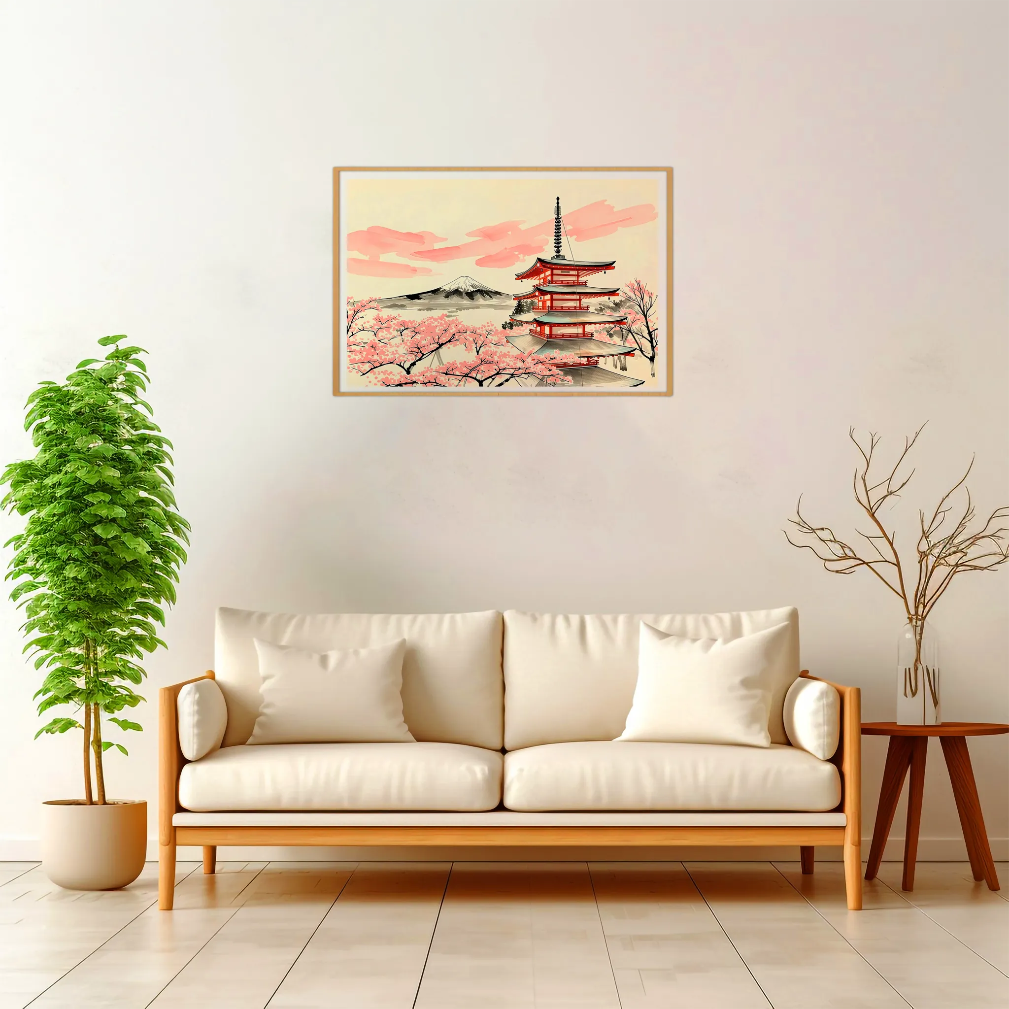 Tokyo | Fuji — Japanese Tradition framed fine art interior preview