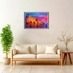 Venice | Basilica — Impressionist Dream framed fine art interior preview