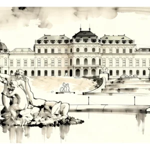 Vienna | Belvedere Palace — Japanese Tradition fine art print