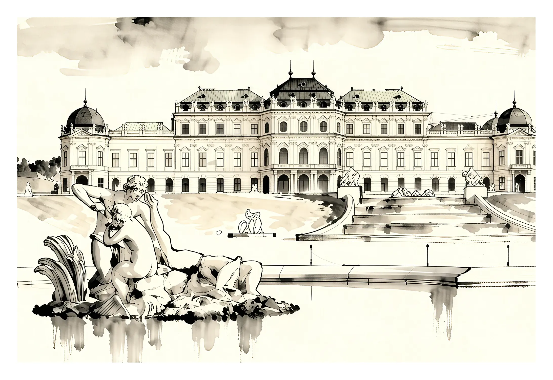 Vienna | Belvedere Palace — Japanese Tradition fine art print