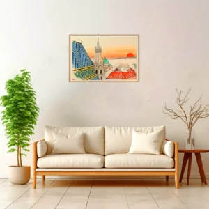 Vienna | Saint Stephen — Japanese Tradition framed fine art interior preview
