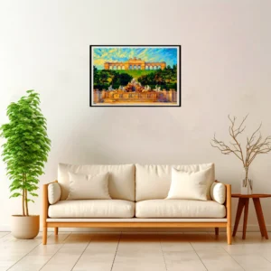 Vienna | Schonbrunn — Impressionist Dream framed fine art interior preview
