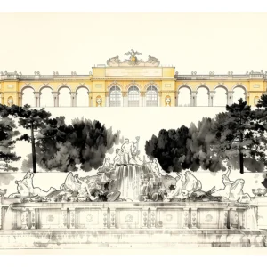 Vienna | Schonbrunn — Japanese Tradition fine art print