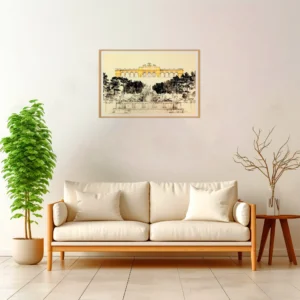 Vienna | Schonbrunn — Japanese Tradition framed fine art interior preview