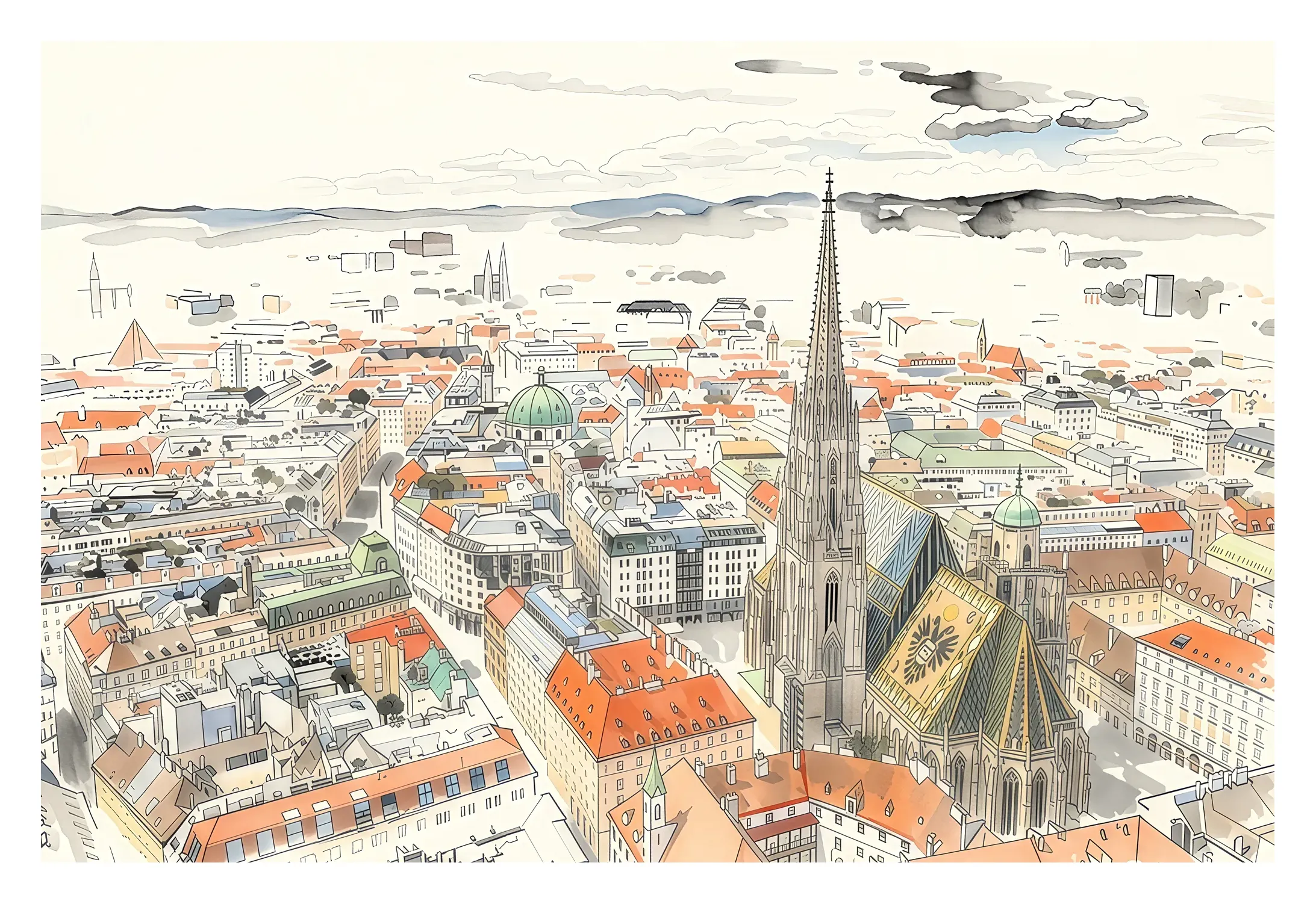 Vienna | Panorama — Japanese Tradition fine art print