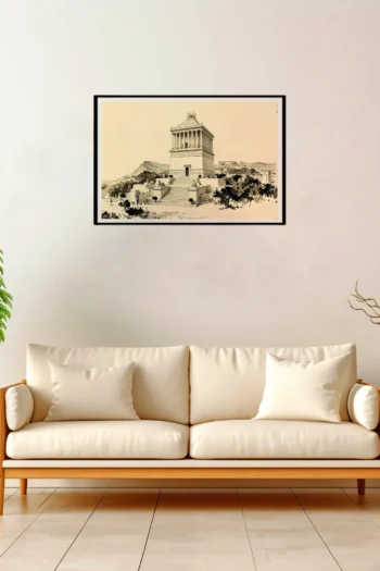 Christ the Redeemer — Japanese Tradition framed fine art interior preview
