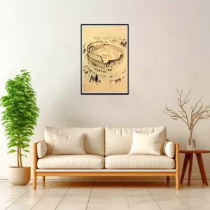 Colosseum — Japanese Tradition framed fine art interior preview