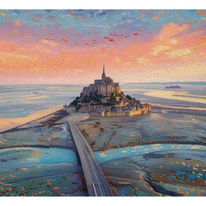 Mont Saint-Michel — Impressionist Dream fine art print