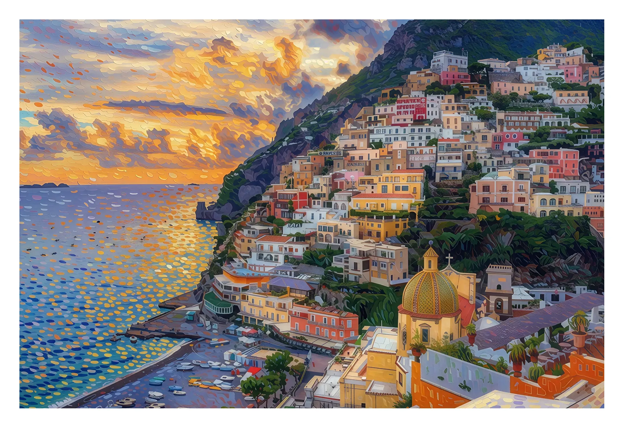 Positano — Impressionist Dream fine art print